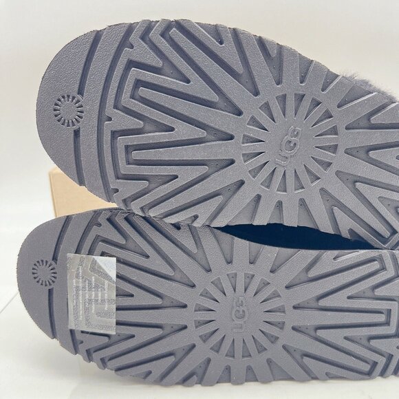 UGG Disquette Slide Slipper Shearling Platform Sandal Black Women's US 12 NEW!!! - Picture 10 of 12